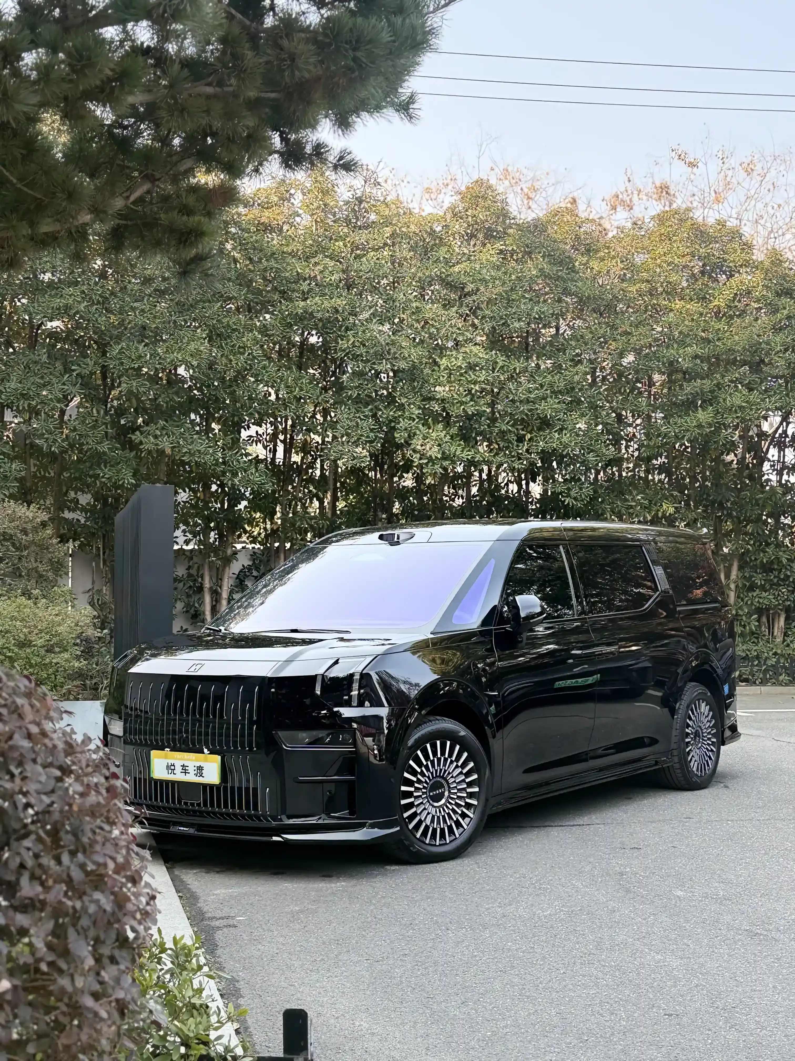 上海极氪极氪009极氪009黑武士升级施工实拍图片5,悦车渡专业汽车改装升级,官方质保正品溯源