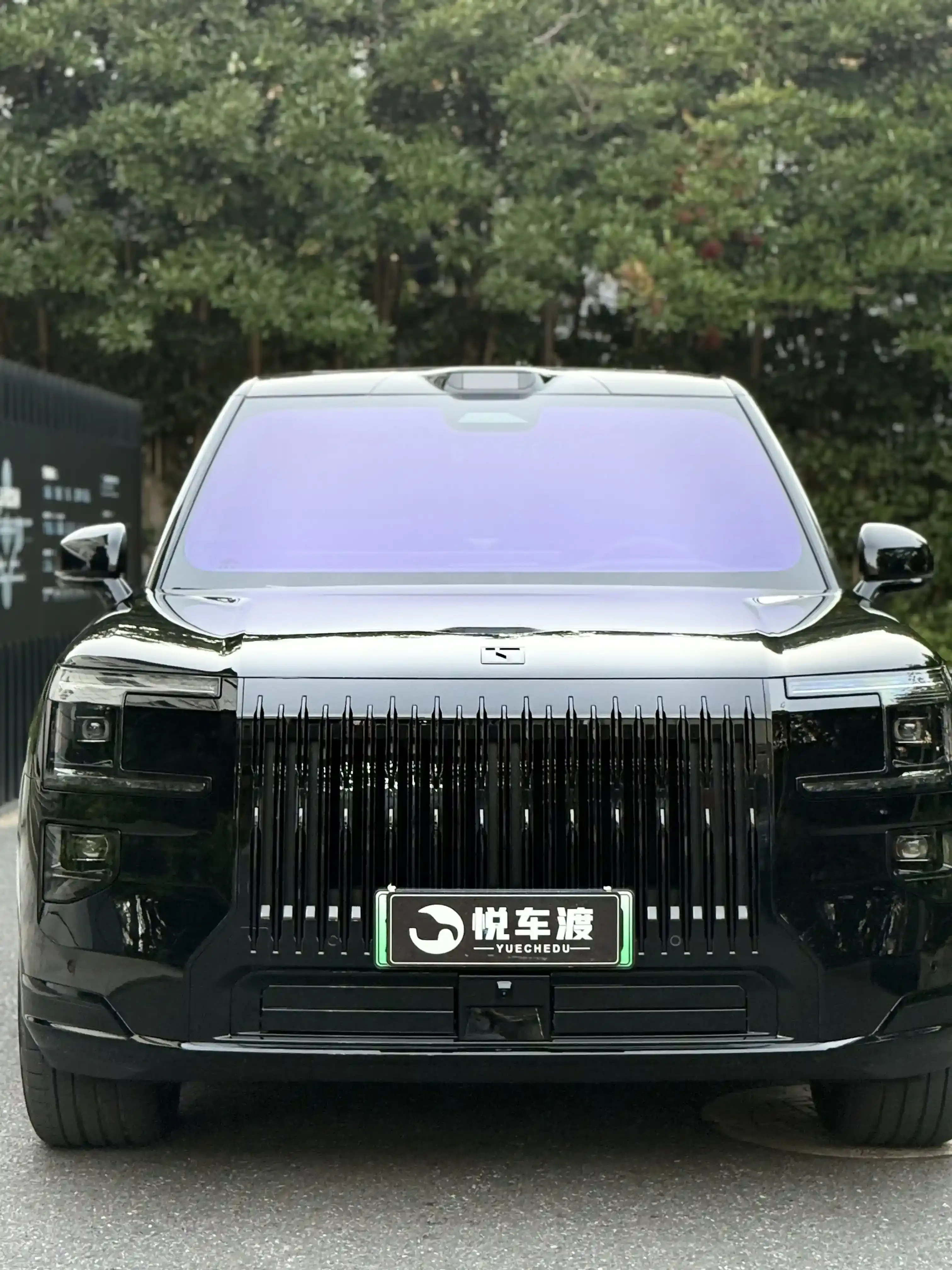 上海极氪极氪9X极氪9x黑武士车衣玻璃膜升级施工实拍图片5,悦车渡专业汽车改装升级,官方质保正品溯源