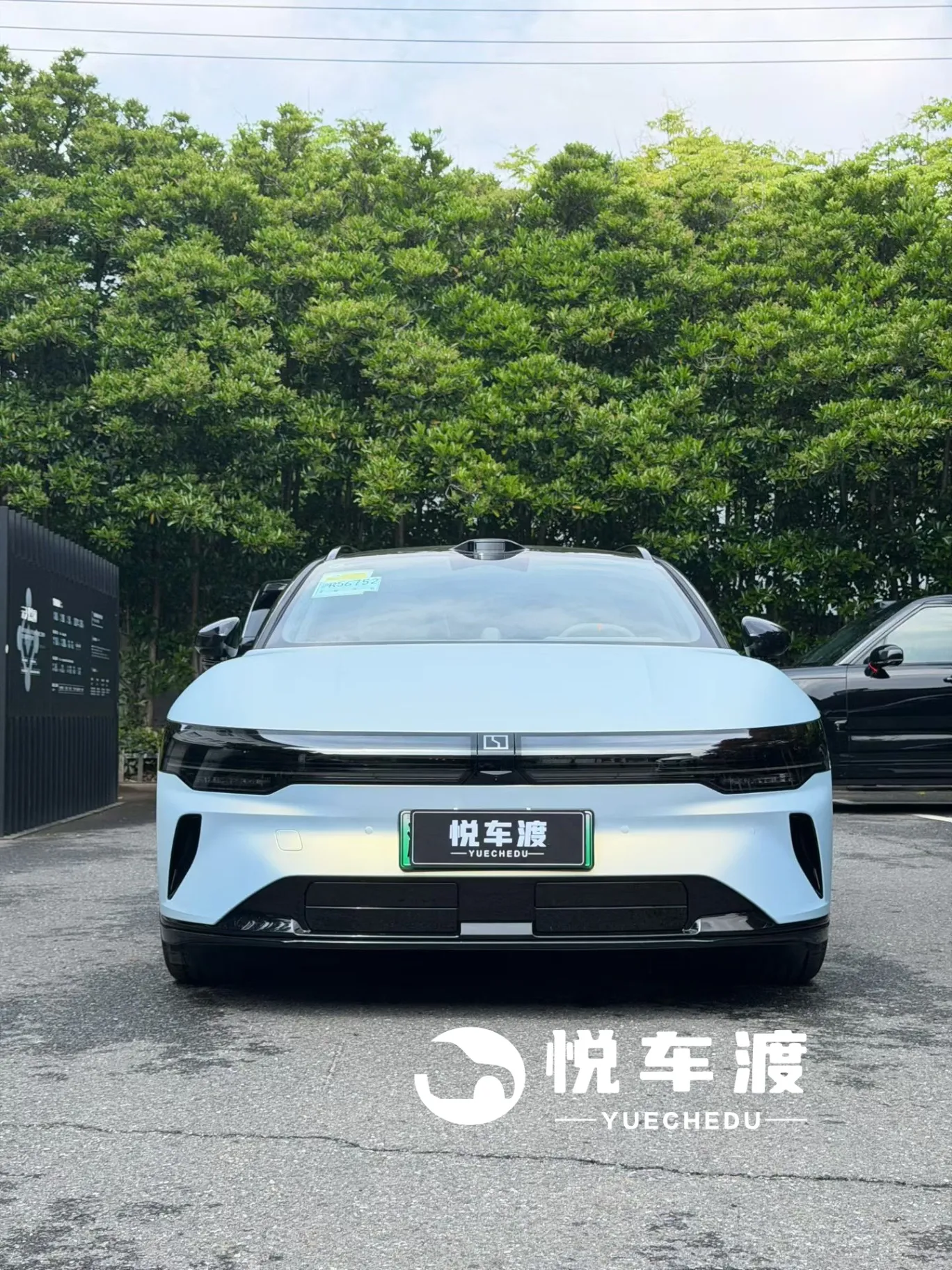 上海极氪极氪007GT极氪007GT改色:远峰蓝魅金,听着就很亮的感觉施工实拍图片4,悦车渡专业汽车改装升级,官方质保正品溯源