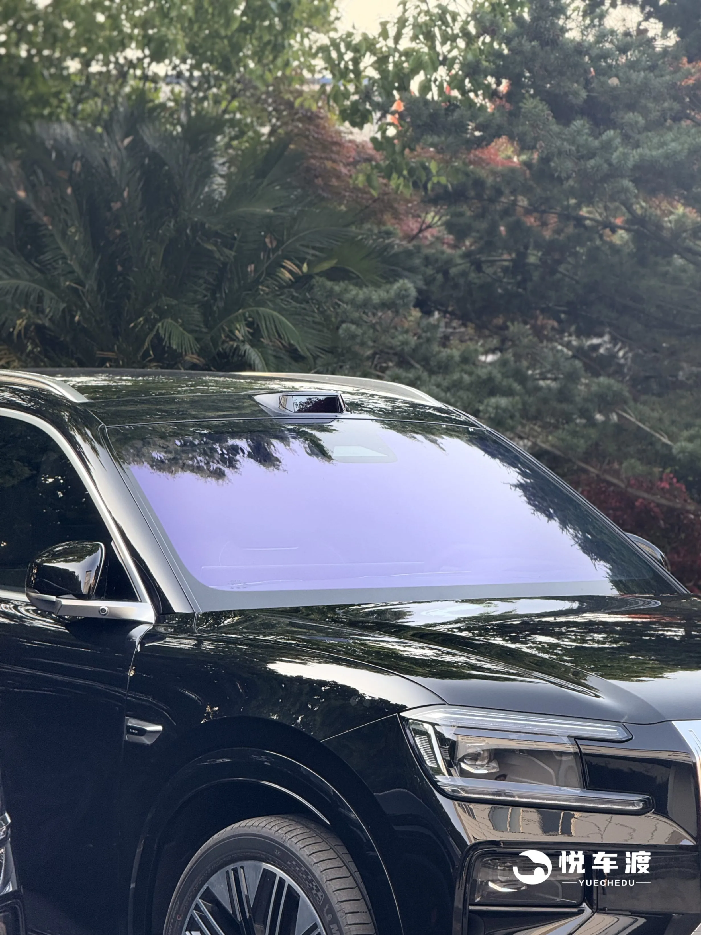 上海极氪极氪8X老客户极氪8x三件套升级施工实拍图片2,悦车渡专业汽车改装升级,官方质保正品溯源